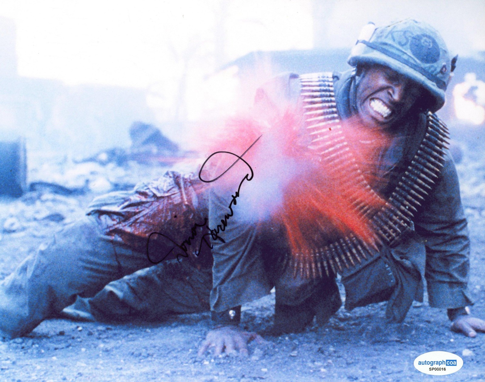 Dorian Harewood "Full Metal Jacket" AUTOGRAPH Signed 'Eightball' 8x10 Photo ACOA