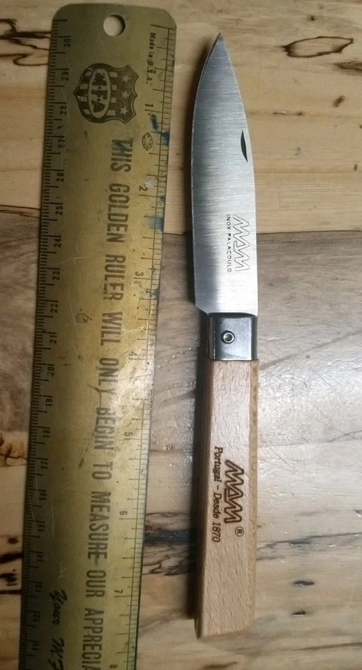 Cuchillo Plegable MAM Inox Palacoulo Portugal - Desde 1870 Foto 2 de 4