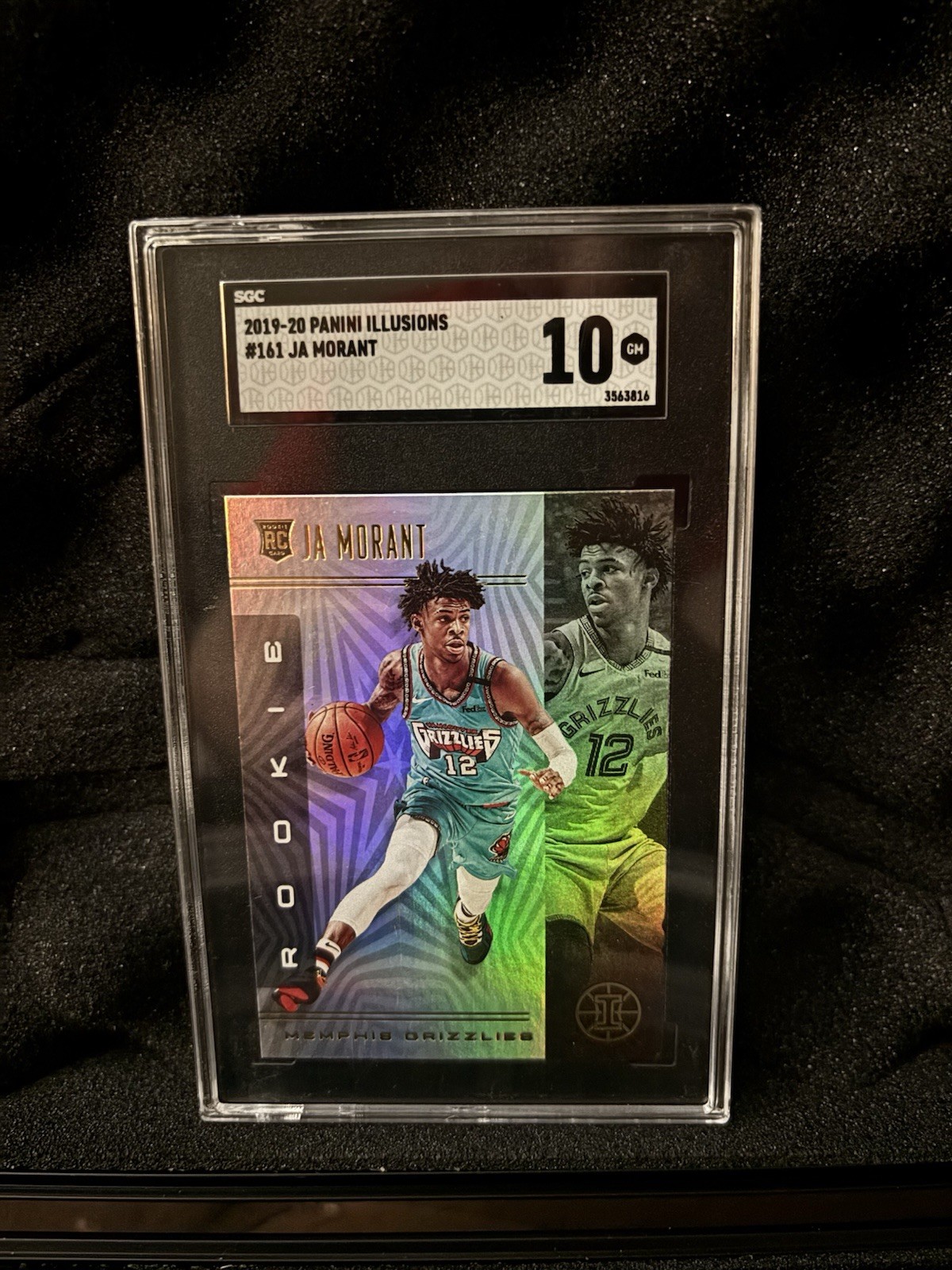 2019-20 Panini Illusions Ja Morant #161 Rookie SGC 10 Memphis Grizzlies