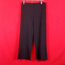 MAXMARA  Black Pants Wide Leg Womens Size 6 Career Office Minimalist