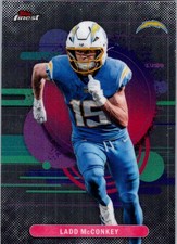 2025 TOPPS FINEST FOOTBALL Ladd McConkey Los Angeles Chargers #169 UNCOMMON SP