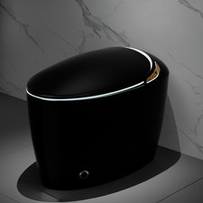 Luxury Smart Toilet with Heated Seat Built In,Auto Flush,Foot Sensor,LED Display