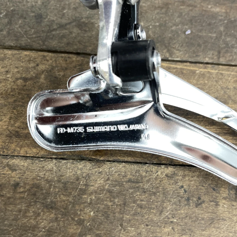 Vintage Shimano Deore XT FD-M735 Front Derailleur 28.6 mm Clamp NOS Japan MTB - Image 2 of 4