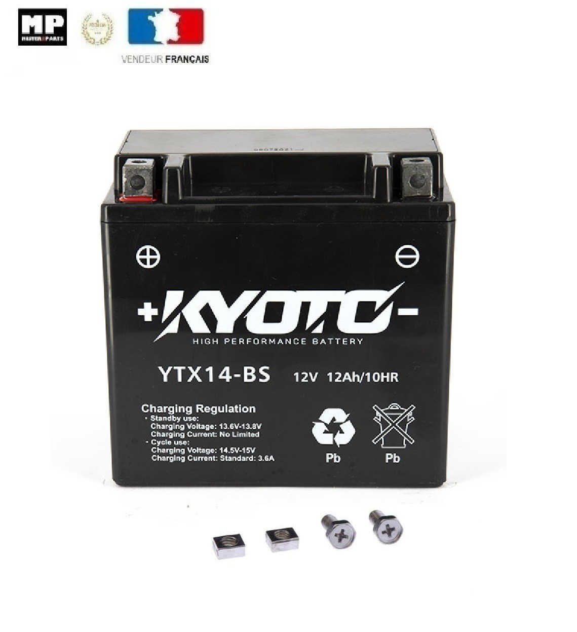 Batterie Gel YTX14 Premium Énergie Stable pour Moto Triumph 1050 Tiger