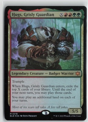 Hugs, Grisly Guardian M Promo Pack: Bloomburrow 218 NM