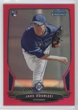 2013 Bowman Chrome Magenta Refractor 1/35 Jake Odorizzi #76 3q5