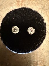 .5 TCW Pair .25 Carat Each Loose Lab Grown Diamonds