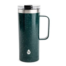 TAL Stainless Steel Mountaineer Travel Mug 20 oz, Teal Speckle