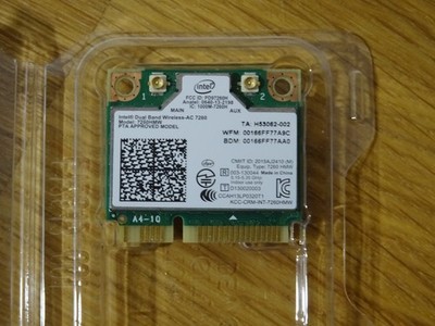 Intel Dual Band Wireless-AC 7260  7260HMW  867Mbps BT4.0 Mini-PCIe