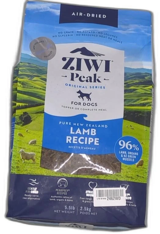 *2026-6-18* Ziwi Peak Air-dried Dog Food – Lamb - All Natural, High Protein