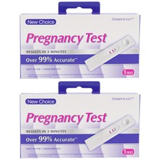New Choice Pregnancy Test - Results 3 Minutes, 99 Accurate, 2 Tests