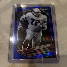 2025 Panini Prizm Black - Dan Dierdorf #137 Blue Prizm /199 Cardinals HOF
