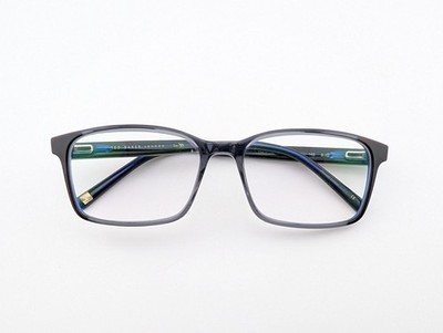 Ted Baker Eyeglasses, Frames Only, TMUF002 SLA, 56-17-145, Plastic, Gray/Blue