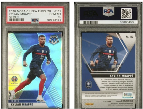 Kylian Mbapp 2020 Panini Prizm Kylian Mbapp #112 Silver