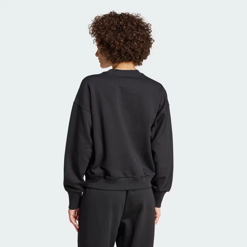 adidas women ALL SZN Fleece Loose Sweatshirt - Image 2 of 4