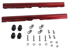 Fast Fuel Rails Billet Aluminum Red Chevy Ls2 Engine Lsxr 102mm Intake Kit