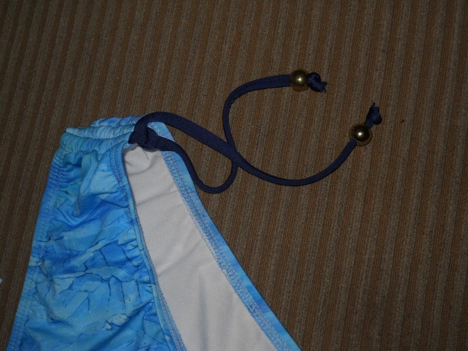 Antonio Melani Nuevo Mujer Cobalto Puma Túnel Corbata Bikini Parte Inferior M Traje de Baño Foto 3 de 3