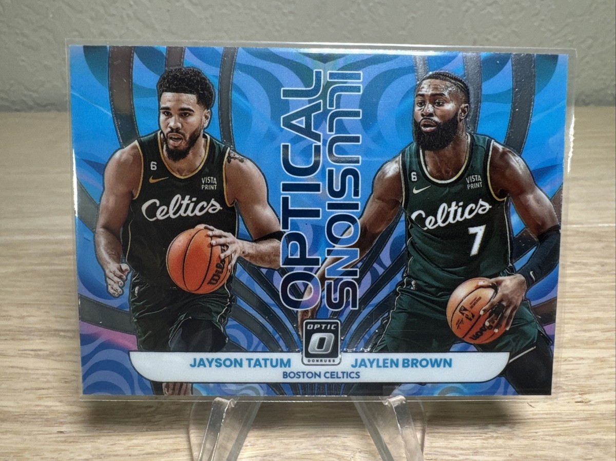 Jayson Tatum/Jaylen Brown 2022-23 Optic Optical Illusions #2