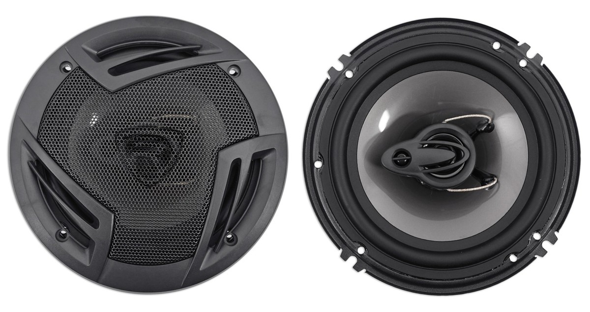 Pair Rockville 3-Way Car Speakers 750 Watts/140 Watts