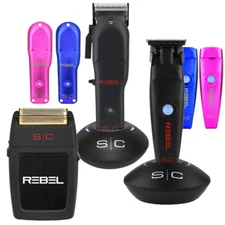 StyleCraft Rebel Super-Torque Cordless Clipper, Trimmer & Shaver Combo Set