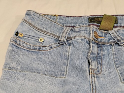 Women's Indigo Palms Brand Flared Bootcut Denim Jeans Size 28 Light Blue - Picture 8 of 8