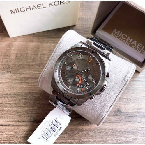 NUEVO RELOJ PULSERA MICHAEL KORS MK8465 Brecken cronógrafo todo gris para hombre 44 mm - Imagen 1 de 7