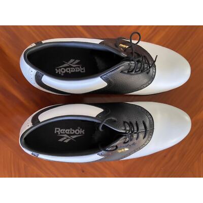 Reebok Men\'s Golf Cleats Size 12W White/Black NWOT Reebok Men main image 4