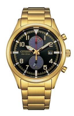 Citizen Men's Sport Casual Chronograph Eco-Drive Silver Watch 43