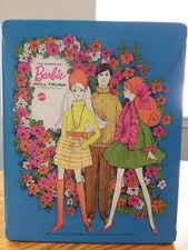 1969 Barbie Blue Doll Trunk, World of Barbie, Mattel, Vintage