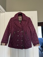 Burberry Brit quilted jacket. Size Small 