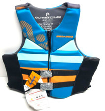 NEW Water Sea-Doo Adult Women's 3 XL Airflow Refraction BLUE BRP / Life Jacket