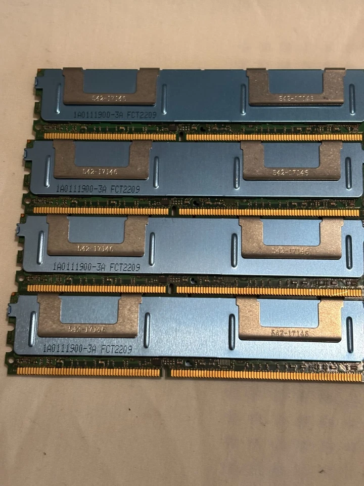 4GB Apple Mac Pro Memory ECC Fully Buffered DDR2 PC2-5300F 667Mhz FBDIMM - Image 2 of 2