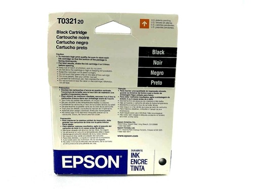 Epson T0321 Druckerpatrone schwarz für Epson Stylus C80/C80N/C80WN/C82 - Bild 5 von 5