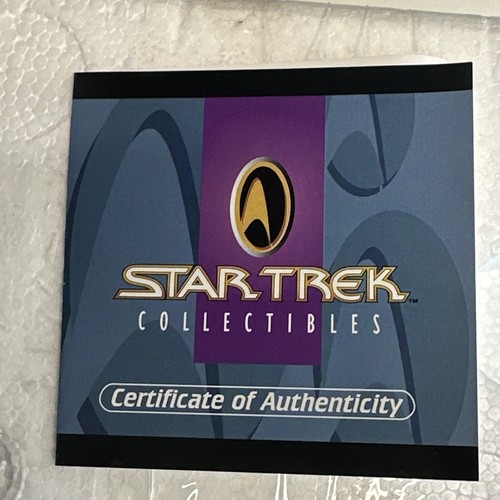 1996 Applause Star Trek Collectibles Neelix Miniature with Box and COA - Picture 5 of 10