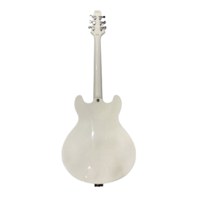Aria Pro II TA62T Semi-Acoustic Guitar White Used From Japan 11N