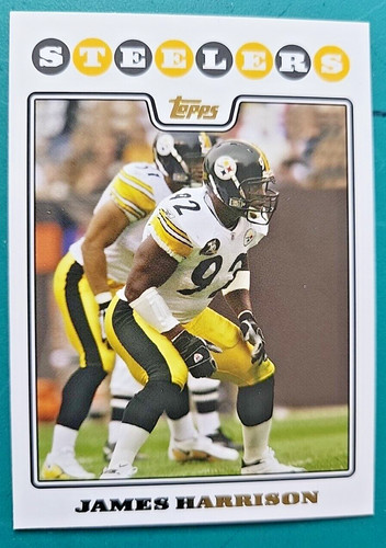 James Harrison [Gold] #241 2008 Topps card