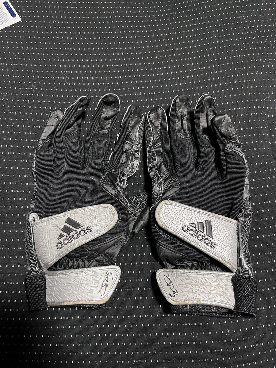 Black $ BAGS Football Gloves