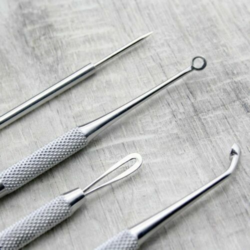 Black head Removal Tool Kit Set of 4 Pcs for Facial Care Skin Protection - Picture 3 of 3