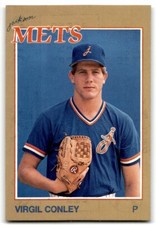 1988 Grand Slam Baseball Card Virgil Conley a Jackson Mets #11