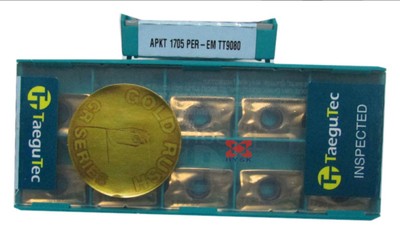 10pcs APKT1705 PER-EM TT9080 alloy carbide inserts APKT milling cutter FOR STEEL