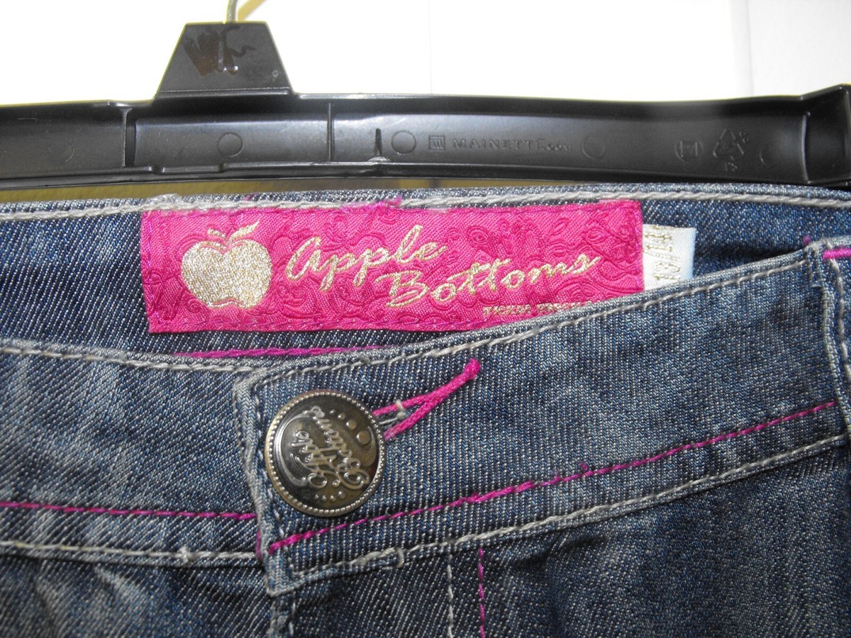 APPLE BOTTOM Y2K VINTAGE WHISKERED JEANS BY NELLY STYLE