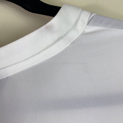 WHBM White House Schwarzmarkt Neu mit Etikett Colorblock Popover Bluse Shirt 6 - Bild 5 von 5