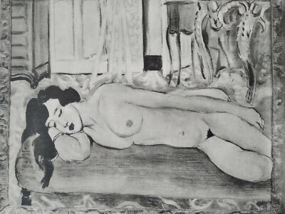 Henri Matisse 1935 LITHOGRAPHIE mit COA. einzigartige Matisse $ SINNLICH und SEXY seltene Kunst