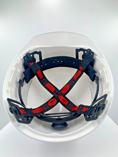 NEW - 3M� SecureFit� Cappello Rigido H-701SFR-UV, Bianco, Pressione a 4 Punti, Sospetta a Cricchetto - Foto 4 di 9