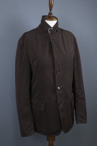 MONCLER Brown Buckled Patch Pockets Button Down Blazer Jacket Size 3 - Picture 11 of 24