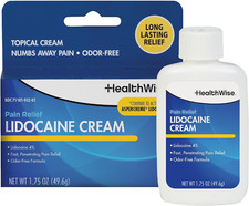 Maximum Strength Lidocaine Cream  Numbs Away Pain  Long-Lasting Relief  Non-G