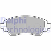 Delphi LP1560 Bremsbelagsatz, Scheibenbremse FüR Toyota