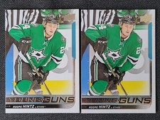 UD 2018-19  S1 YOUNG GUNS ROOPE HINTZ DALLAS STARS  LOT X 2 ROOKIE #202