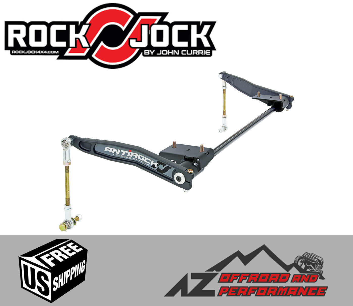 Rock Jock 4x4 Antirock HEAVY Front Swaybar Kit for '20+ Jeep Gladiator