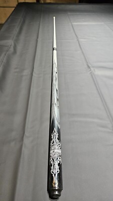 Harley-Davidson Embellished Tribal 2 Piece Silver Graphite Pool Cue - 20 oz.